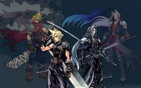 Cloud And Sephiroth Wallpaper By Axel Vampire On Deviantart