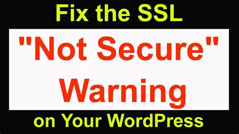 wordpress site not secure images gestugb