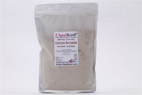 Classikool Fullers Earth Calcium Bentonite Clay Powder For Healing Det