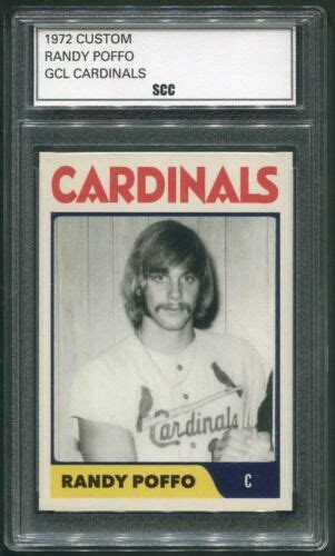Custom 1972 Randy Macho Man Savage Poffo Gulf Coast Cardinals Milb