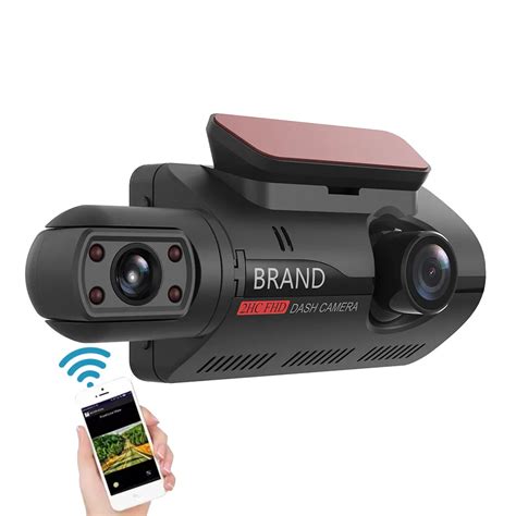 A68 Dash Cam Car Black Box Dual Camera Hd Mini With Battery Ips Screen