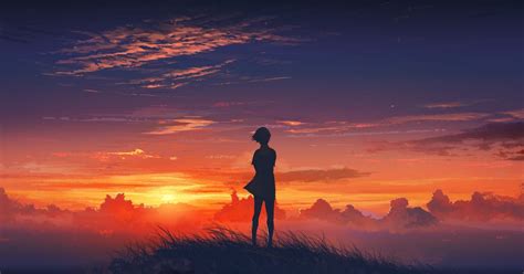 Sad Sunset Anime Wallpapers Wallpaper Cave