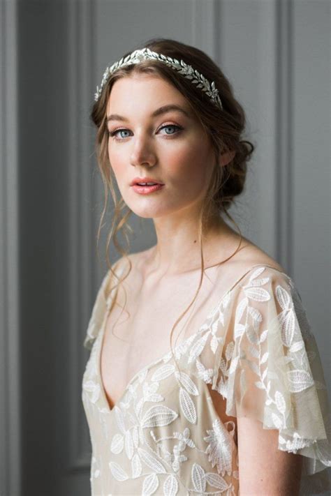 The Best Bridal Hair Accessories On Etsy Junebug Weddings Bridal Updo