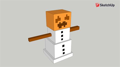 Minecraft Snow Golem 3d Warehouse