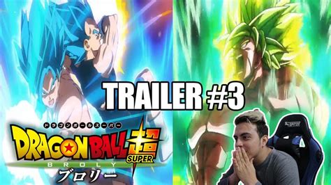 The announcement of the new movie came on goku day according to toei animation's announcement, the new movie will take place in the dragon ball super part of the timeline, making it. TRAILER #3 DRAGON BALL SUPER BROLLY - REACCIÓN - YouTube
