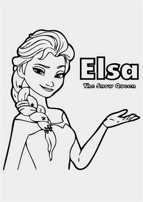 Coloring Pages Elsa From Frozen Free Printable Coloring Pages