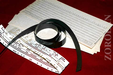 Set Of Soviet Punch Cards Ibm 80 Column Punched Paper Tape