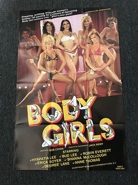 Nos Body Girls Hyapatia Lee X Rated Movie Poster Plus Free Press