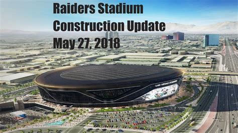 Allegiant stadium is a domed stadium located in paradise, nevada, united states. Las Vegas Raiders Stadium Construction Update 05 27 2018 ...