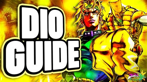 Jojo All Star Battle R Dio Guide Youtube
