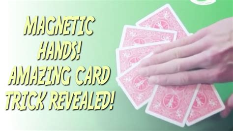 Magnetic Hands Card Trick Magic Tricks REVEALED YouTube