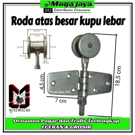 Jual Engsel Handerson Engsel Pintu Lipat Roda Atas Besar Roda Sayap