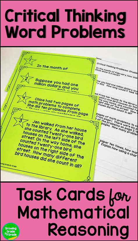 In this design thinking activity, your child will choose an animal to research, learn about the animal's habitat, and then replicate the animal's habitat using household in this exciting design challenge, your child will use design thinking skills to find a solution that can inflate a balloon. Math Critical Thinking Activities | Critical thinking ...