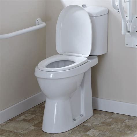 Milano Select White Modern High Rise Disabled Doc M Wc Toilet And Cistern