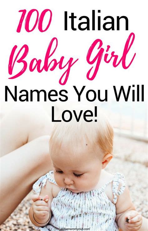 Beautiful Italian Baby Girl Names Italian Baby Baby Girl Names Italian Baby Names
