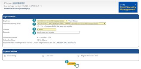 Jun 12, 2020 · other payment facilities. How to pay BDO Credit Card using BDO Online Banking | Online Quick Guide