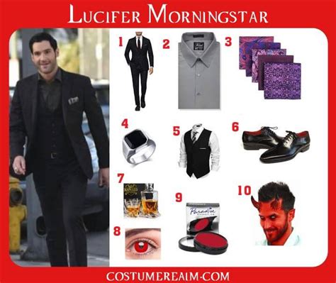 Lucifer Morningstar Costume Embrace The Charms Of The Devil