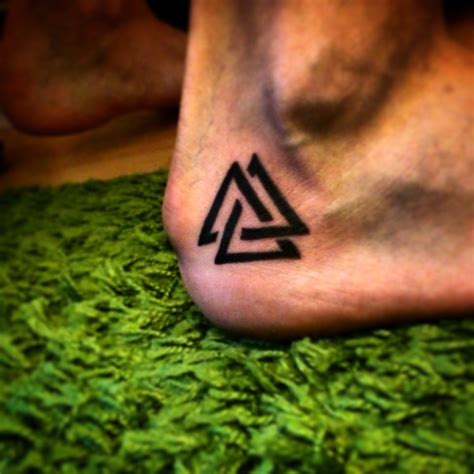 The Valknut Is A Nordic Warrior Symbol Used By The Vikings They