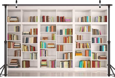 Bookshelf Realistic Zoom Virtual Background Opstex
