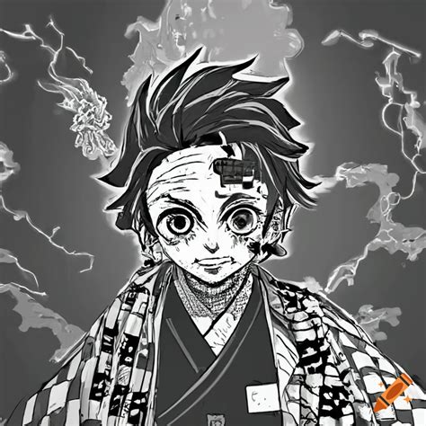 Tanjiro Kamado Character On Craiyon