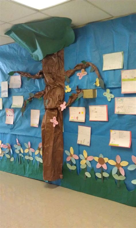 No Worksheets Necessary Bulletin Board Tree Poetry Lessons Bulletin
