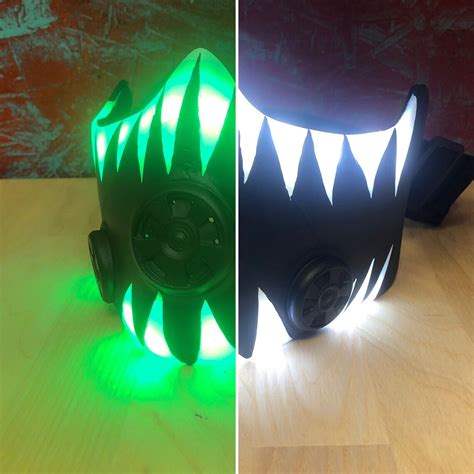 Octane Mask Apex Legends With Led Light Up Two Colours Green Etsy