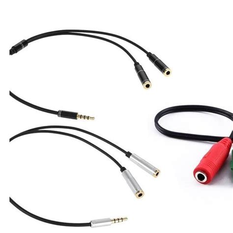 Trrs Audio Splitter Bm 800 Compatible Seperate Microphone And Headphone