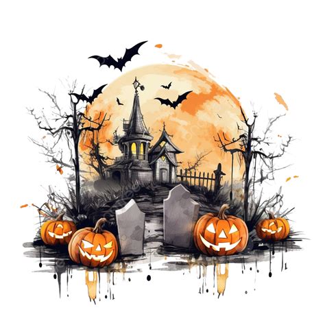 Halloween Background Illustration Art Background Cartoon Png