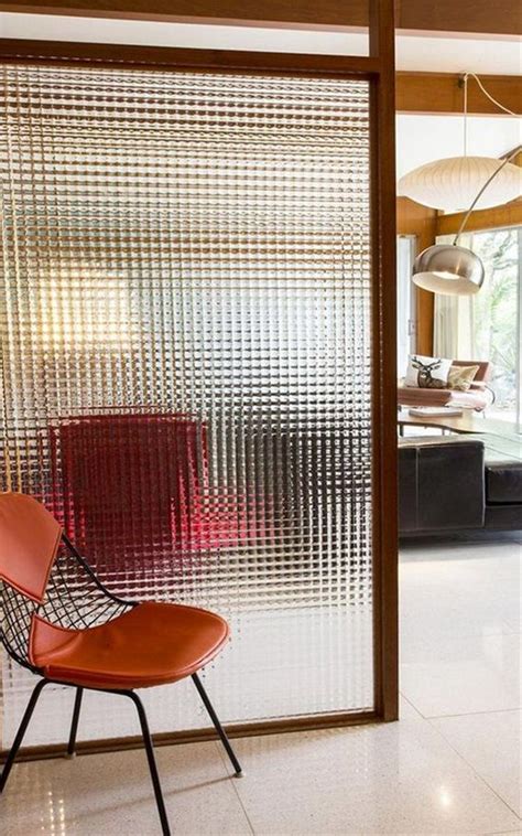 A Glass Screen Is A Neutral And Not Too Bulky Space Divider For A Small Home Modern Room
