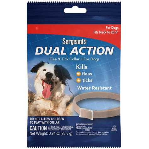 Sergeants Dual Action Flea And Tick Collar Ii For Dogs