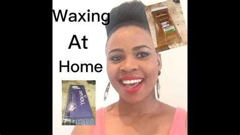waxing at home tutorial youtube