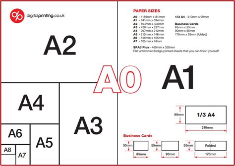A Guide To Paper Sizes When Designing Brochures Digital Printing