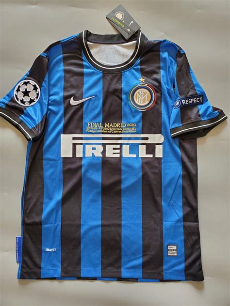 Vintage Soccer Jersey Inter Milan 2009 2010 Home 4 Javier Etsy