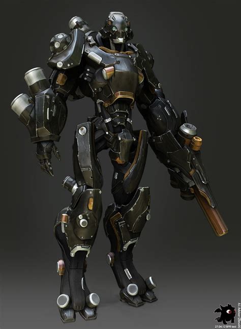 Pin By Yue Han On Zbrush And 3d In 2019 Robot Concept Art Robot Design