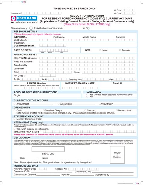 Manage Documents Using Our Form Typer For HDFC Bank Account Opening Form