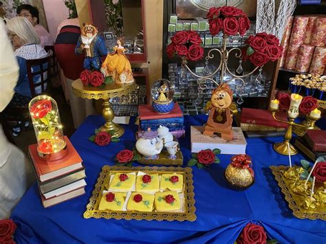 Beauty And The Beast Themed Party Dessert Table Decorations Party