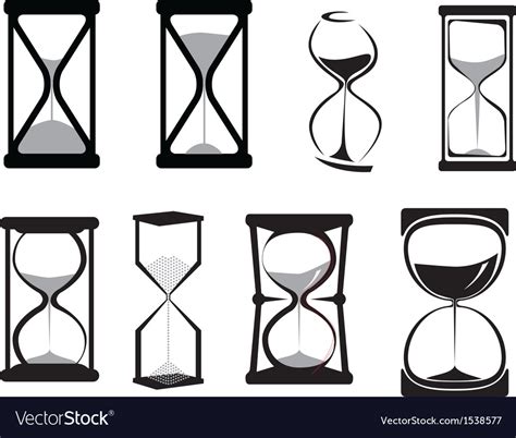 Hourglass Royalty Free Vector Image Vectorstock