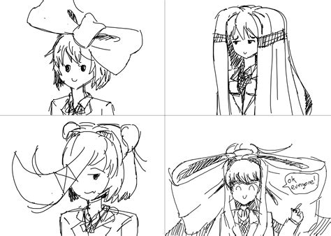 Oc Fanart I Painstakingly Drew The Dokis With Over The Top Hair And