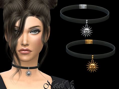 Lana Cc Finds Natalismathilda Choker Chokers Sims 4 Sims 4 Piercings