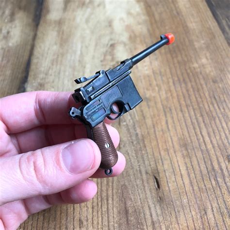 Replica Gun Mini Gun Mauser C96 Cap Gun Realistic Toy Gun Etsy