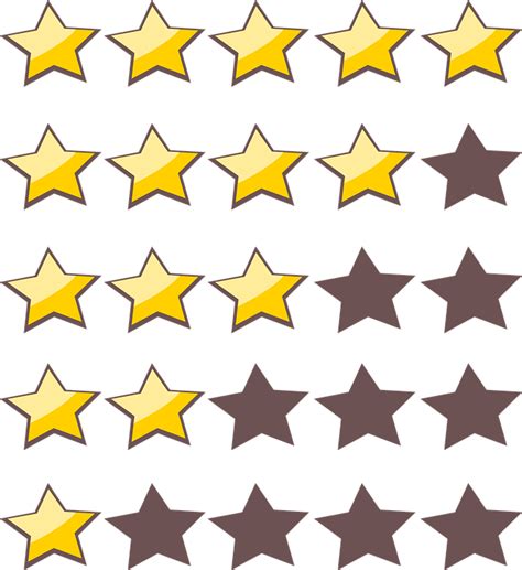 Rating Star Png Photo Png Mart