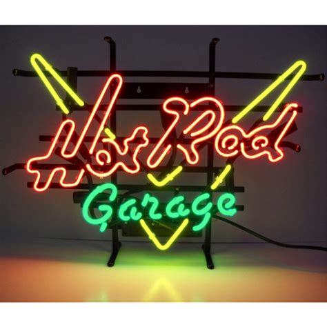 Hot Rod Garage Neon Sign The Badass Garage