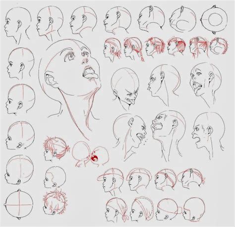 Como Desenhar Mangá Anatomia Desenhando Cabeças Coisas Para