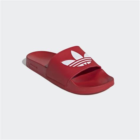 Adidas Adilette Lite Slides Red Adidas Australia