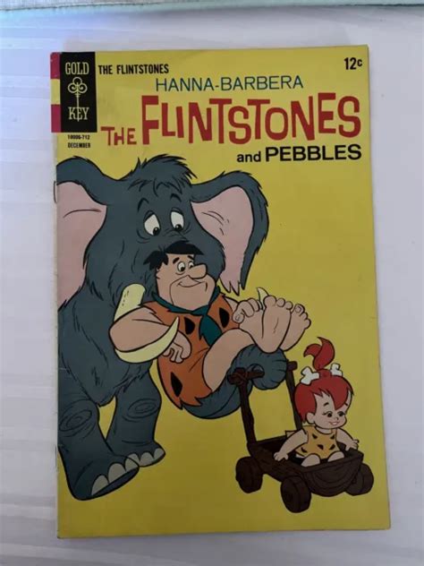 The Flintstones And Pebbles Comic 43 Dec 1967 Gold Key Silver Age Hanna Barbera £809 Picclick Uk