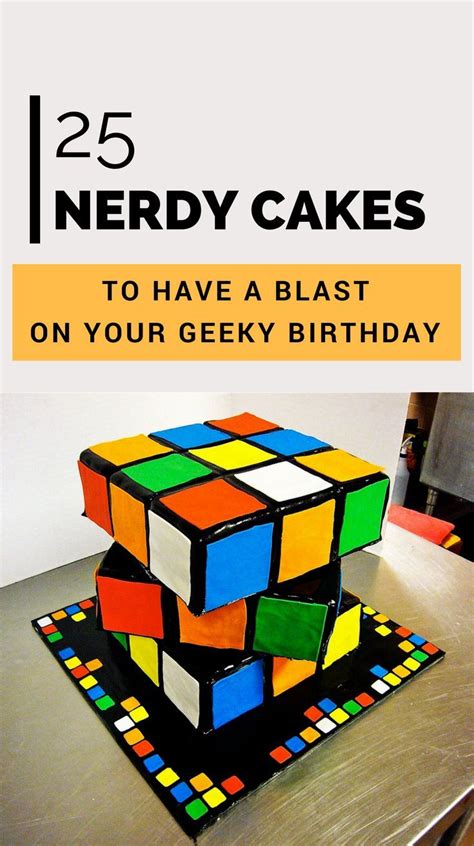 25 Nerdy Cakes To Have A Blast On Your Geeky Birthday