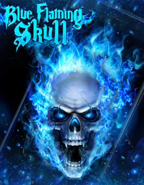 Blue Fire Skull Live Wallpaper Apk For Android Download