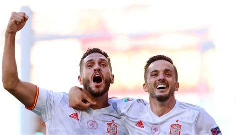 Spain in seville, june 14; UEFA EURO 2020: স্লোভাকিয়াকে পাঁচ গোলের মালা পরিয়ে শেষ ...