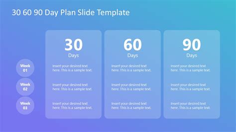 30 60 90 Day Plan Template Design For Powerpoint Slidemodel