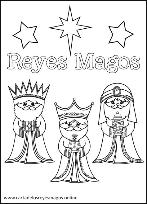 Las Mejores Im Genes De Los Reyes Magos Para Colorear Gratis